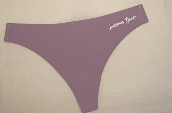 Seamless Purple Thong 3 pack